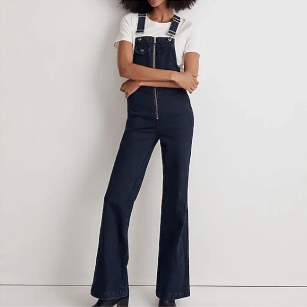 Women's Dark Blue Denim Madewell Overalls